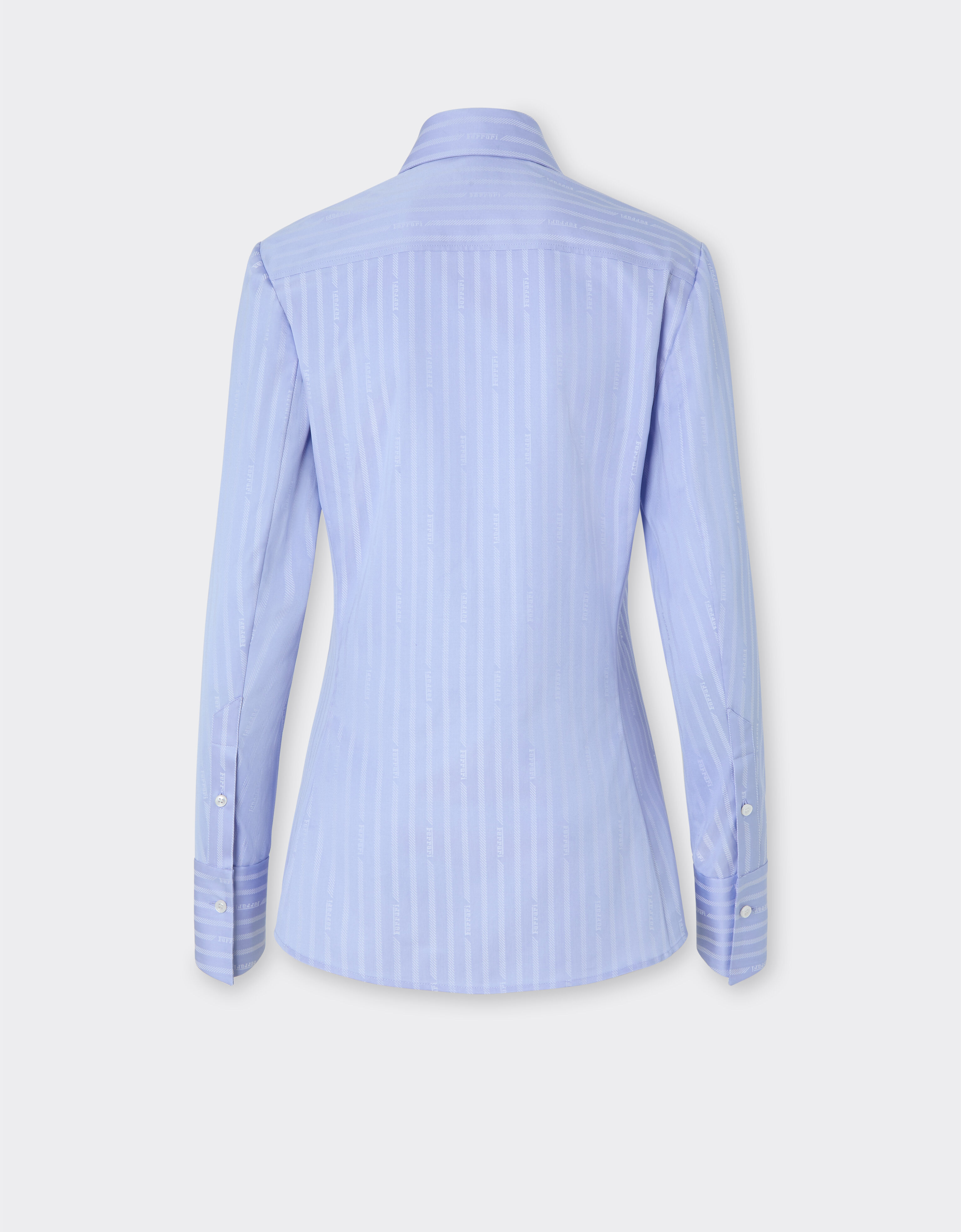 Ferrari Ferrari Monogram pattern shirt Oxford Blue 50986f