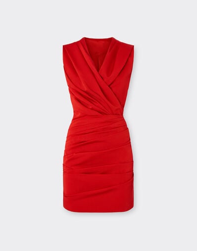 Ferrari Moiré faille dress Rosso Magma 51033f