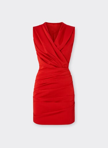 Ferrari Moiré faille dress Rosso Magma 51033f