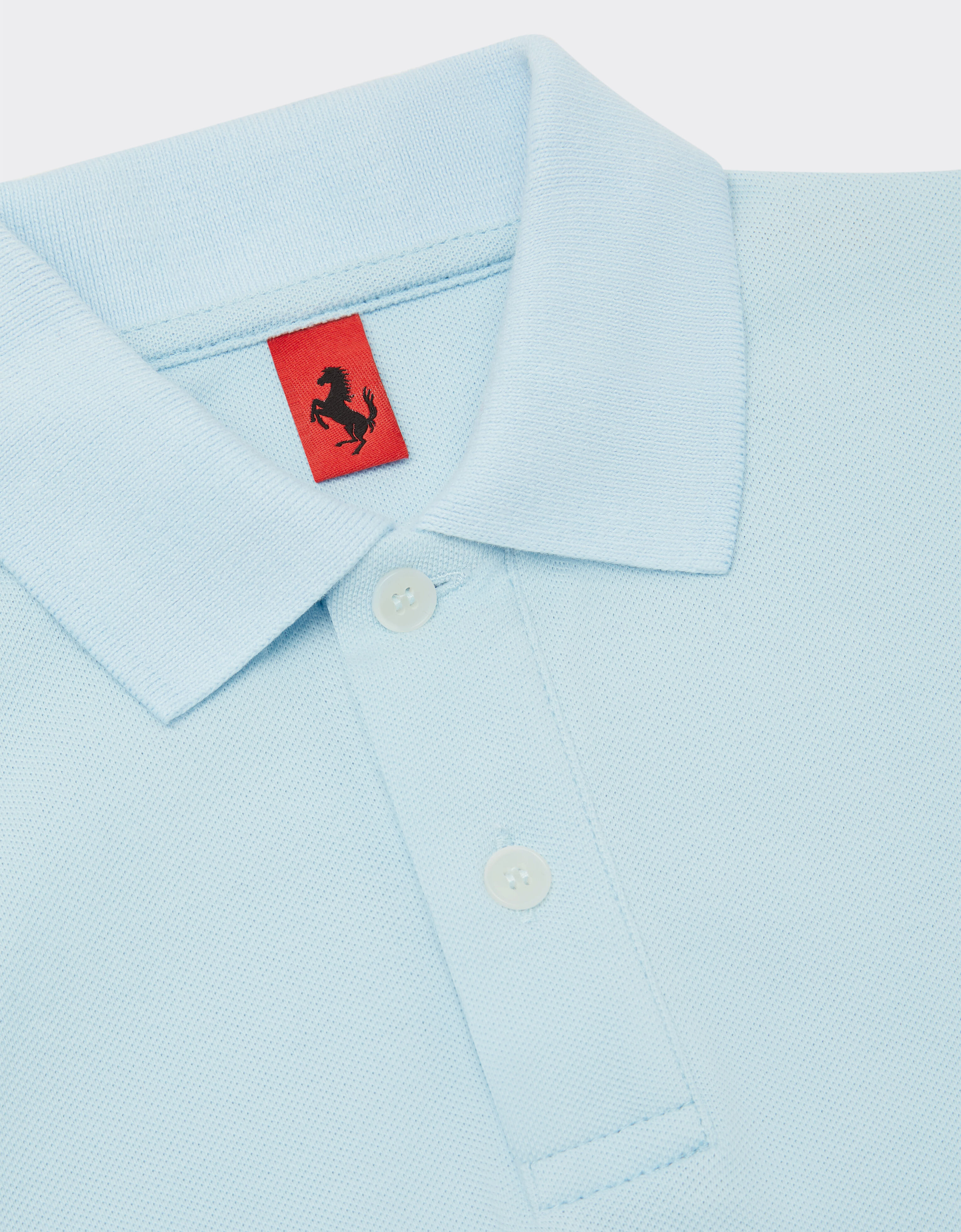 Ferrari Poloshirt für Jungen aus Pikee aus Bio-Baumwolle Blau 20161fK