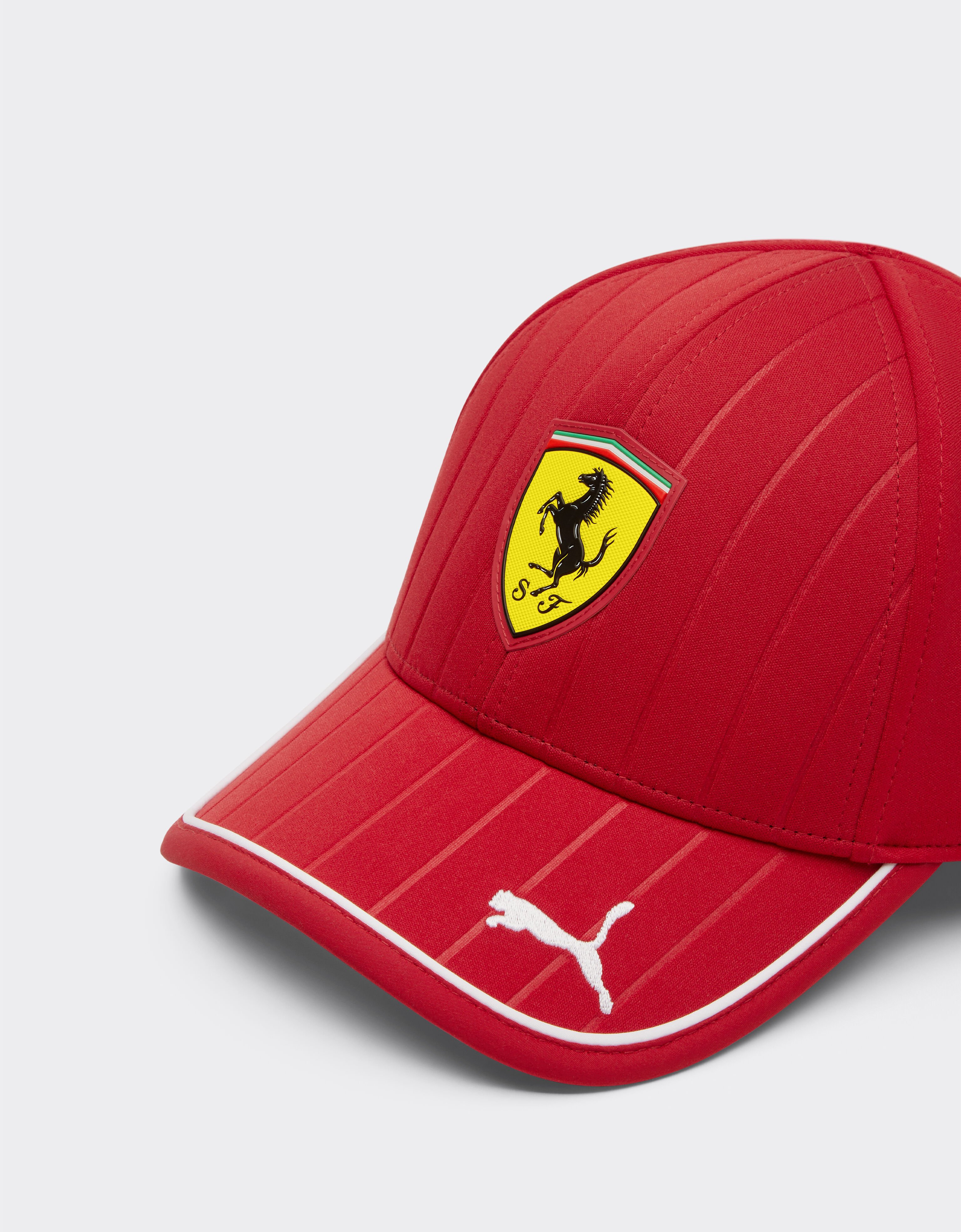 Ferrari Puma for Scuderia Ferrari HP 2025 Team baseball cap Cherry LA01Uf