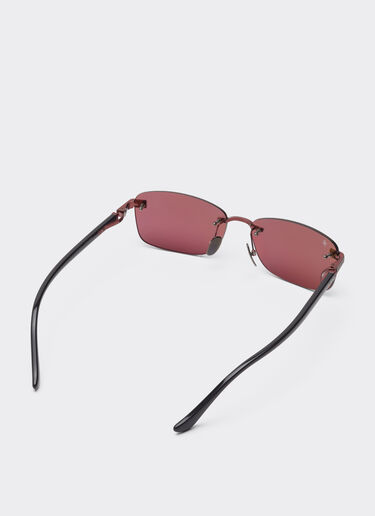 Lunettes de soleil en titane rouge brillant et acétate avec verres bordeaux exclusifs Ferrari Contrast Pro™ Ferrari Lunettes de soleil en titane rouge brillant et acétate avec verres bordeaux exclusifs Ferrari Contrast Pro™ Rosso Scuro LA0L8f