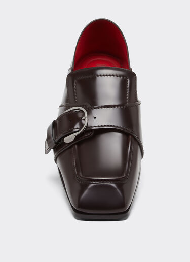 Mocasín de piel cepillada Ferrari Mocasín de piel cepillada Espresso 22743f