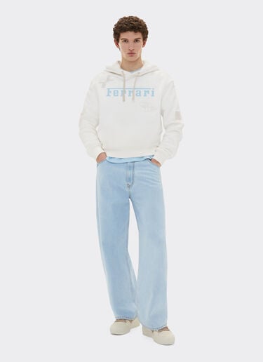 Felpa con cappuccio Ferrari x Charles Leclerc Ferrari Felpa con cappuccio Ferrari x Charles Leclerc Bianco Ottico 49124f