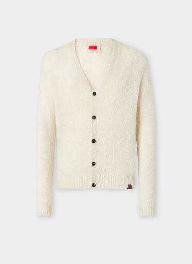 Ferrari Cashmere and silk cardigan Oat 49904f