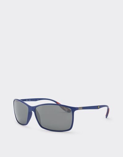 Ferrari Ray-Ban for Scuderia Ferrari RB4179M with grey silver mirrored lenses Blu Scozia F0231f