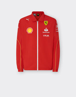 ${brand} 2024 Scuderia Ferrari Team Replica Coach jacket ${colorDescription} ${masterID}