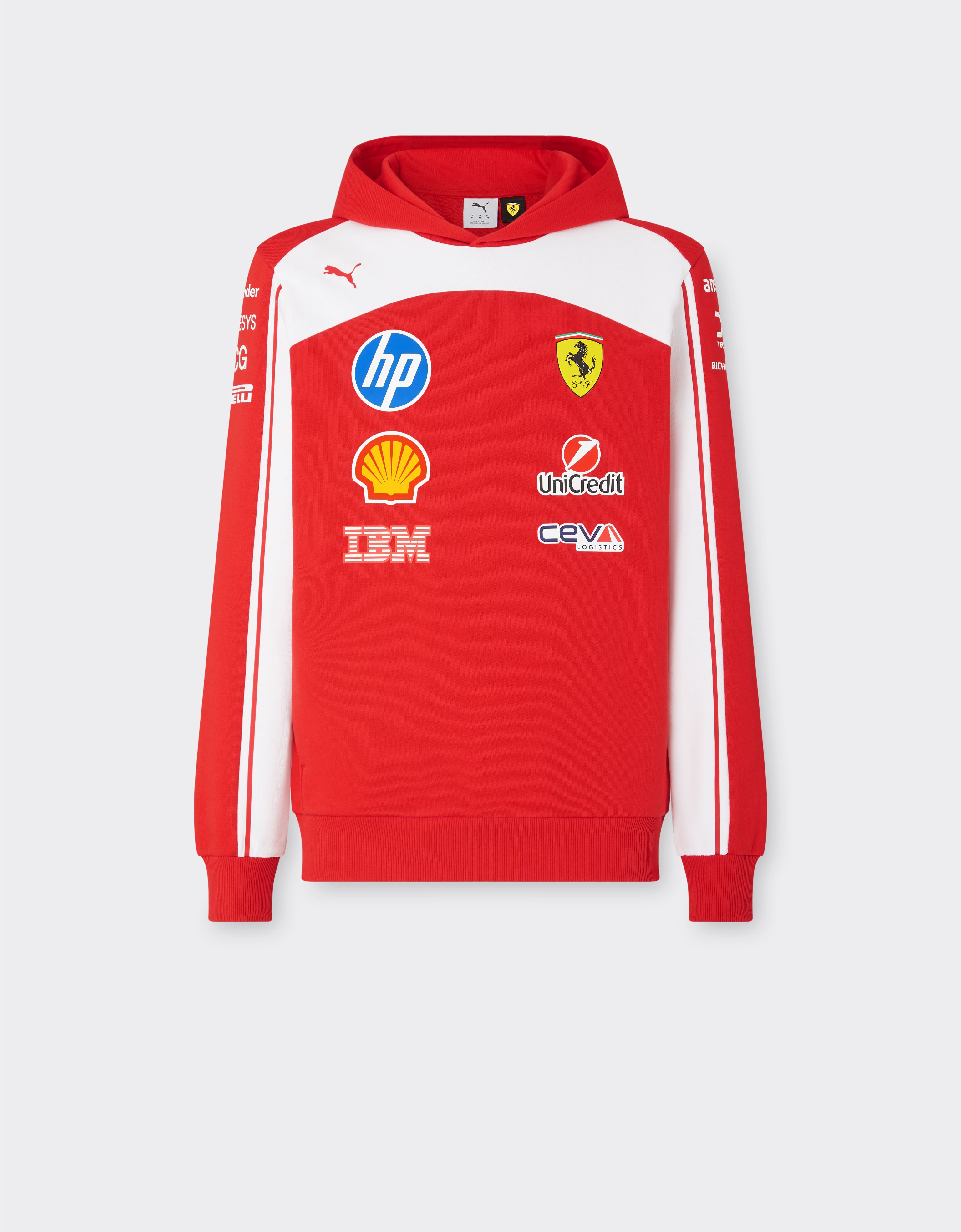 Ferrari Replica 2026 Puma Hoodie for Scuderia Ferrari HP Red LA0HAf