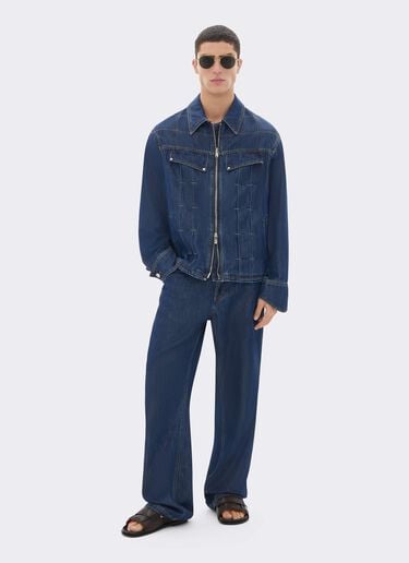 Ferrari Denim Jacket with Topstitching Blu Denim CDMJK0008DCO0014f