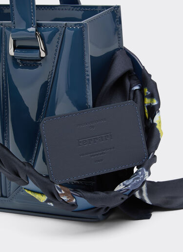 Ferrari GT mini bolso tote Reacondicionado por Ferrari en charol con shelley Octanio 49877f