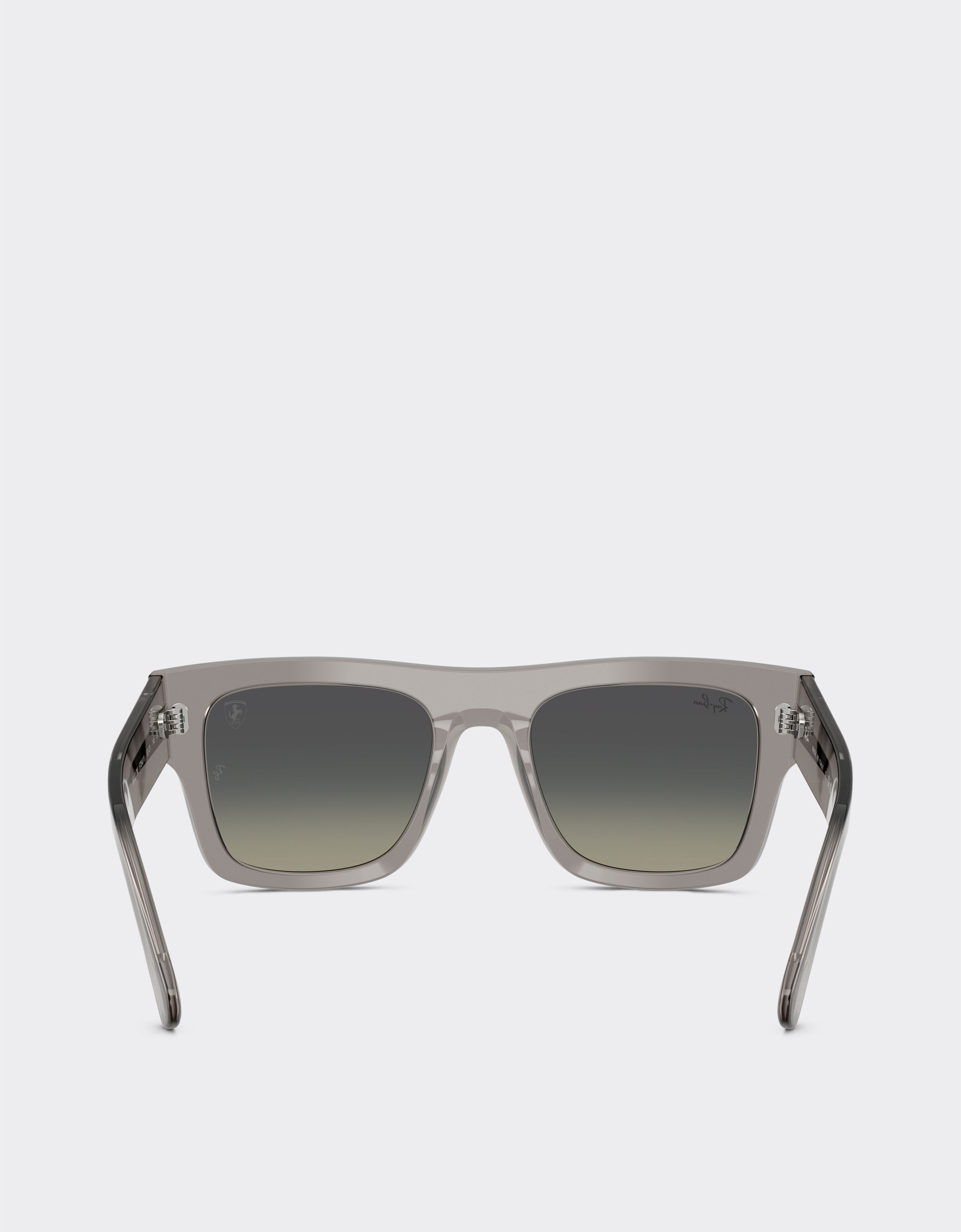 Ferrari Ray-Ban for Scuderia Ferrari RB2217M in transparent grey acetate with gradient grey lenses Ingrid LA015f
