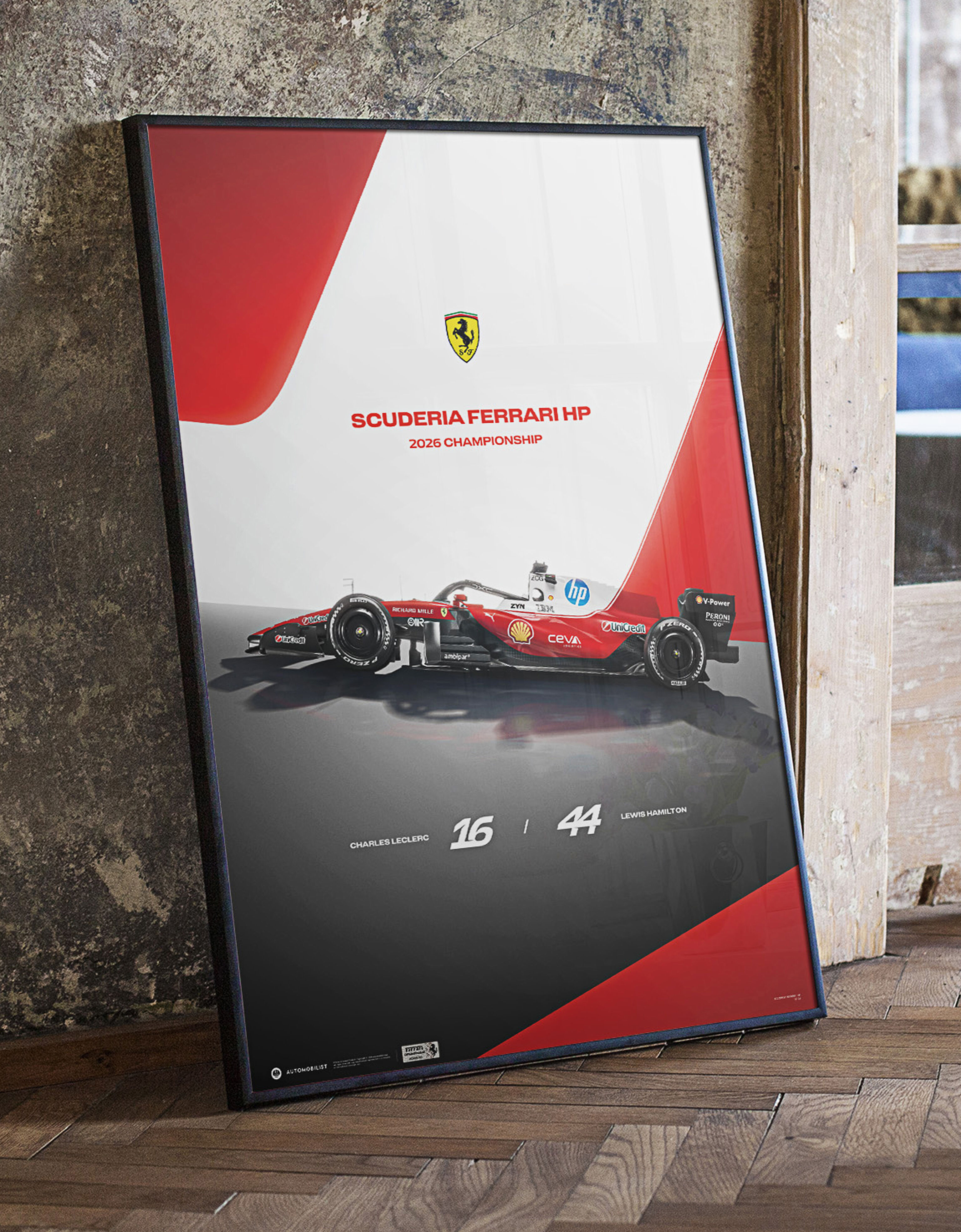 Official Ferrari SF-26 2026 Poster Ferrari Official Ferrari SF-26 2026 Poster Multicolor LE0P1203EXT0001f