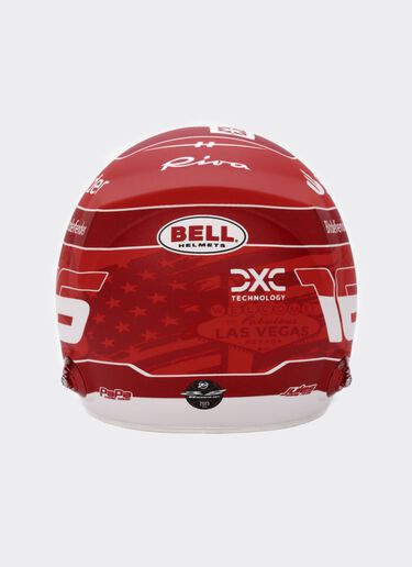 Ferrari 2023 Charles Leclerc mini helmet in 1:2 scale - Las Vegas Special Edition Red F0903f
