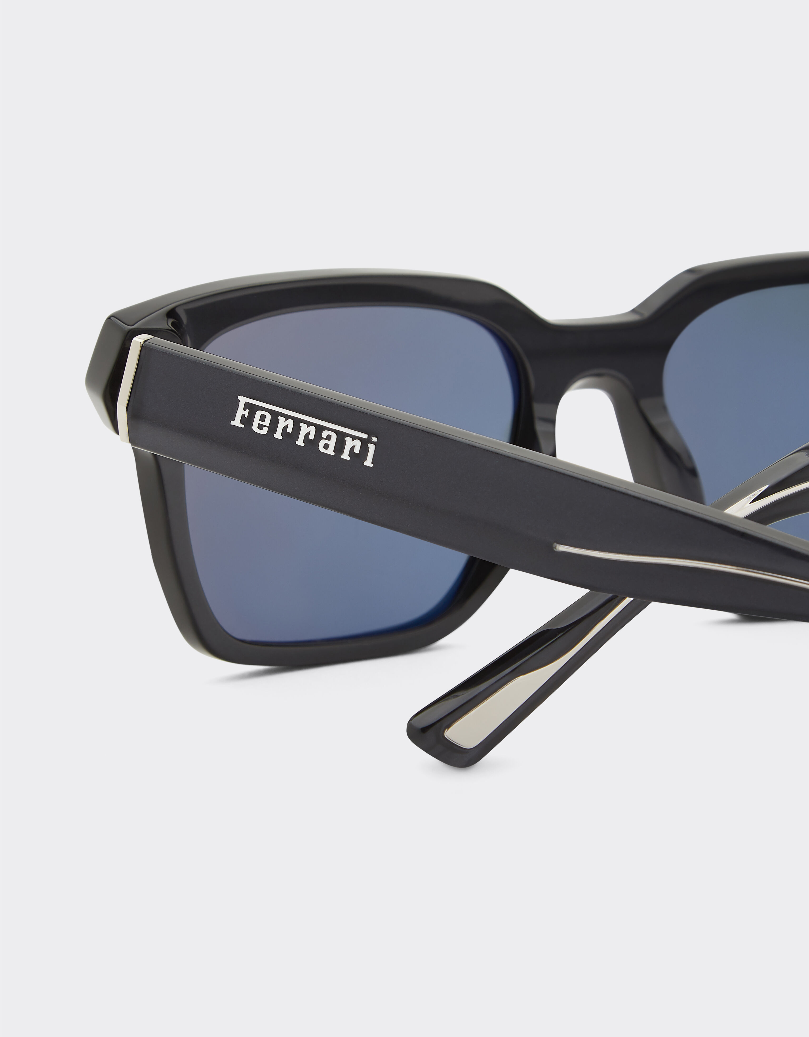 Ferrari Ferrari sunglasses in iridescent grey acetate with grey lens Ingrid F1547f