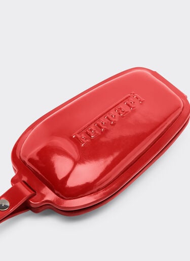 Ferrari keyring in glossy leather Ferrari Ferrari keyring in glossy leather Rosso Dino 49749f