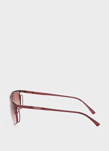 Ferrari Lunettes de soleil Ferrari en titane bordeaux avec verres dégradés bordeaux Bordeaux F1523f