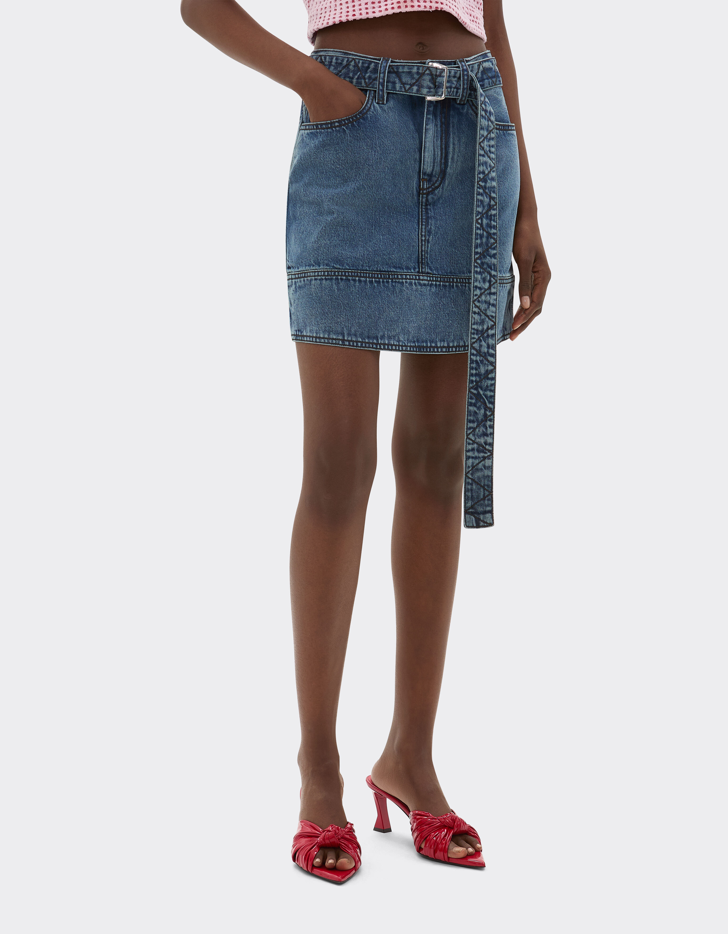 Ferrari Minigonna in denim Denim 22474f