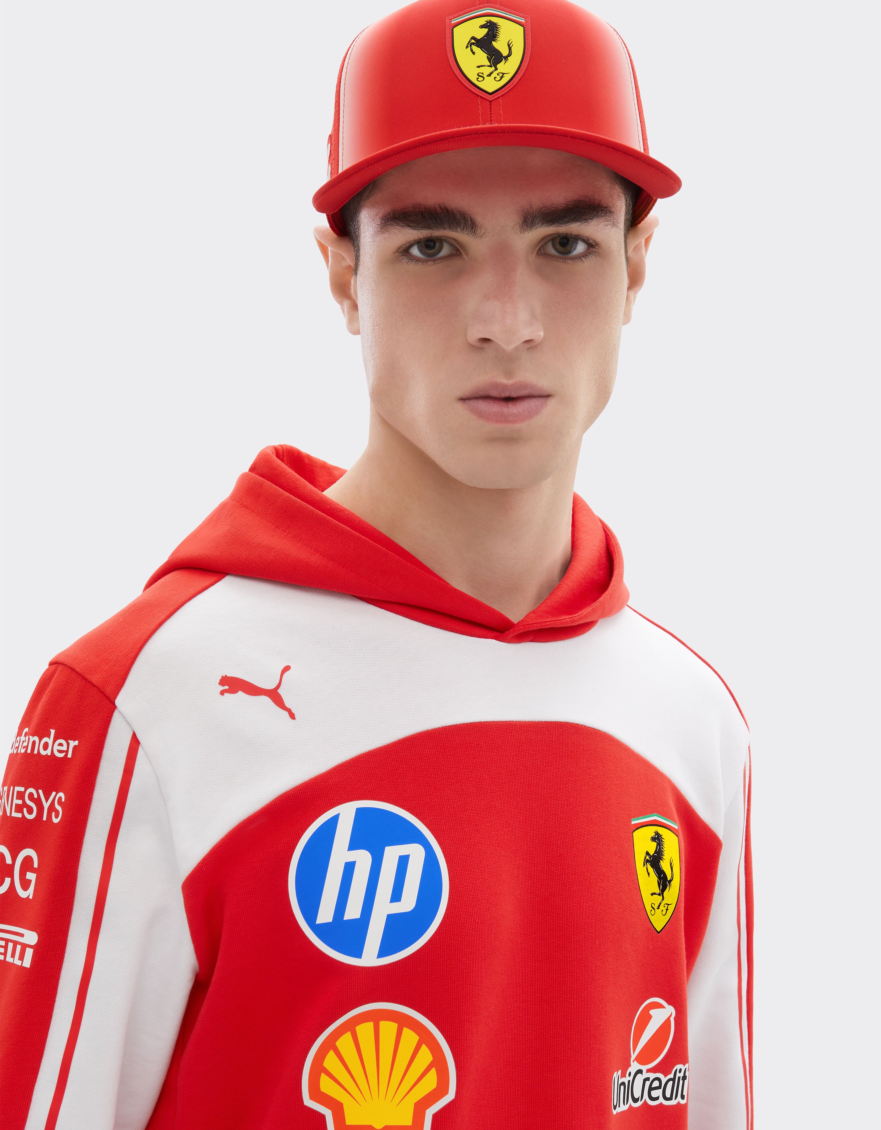 Ferrari Replica 2026 Puma Hoodie for Scuderia Ferrari HP Red LA0HAf