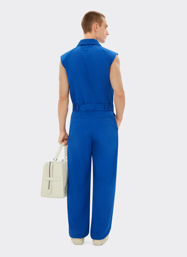 Ferrari Jumpsuit in cotton gabardine Klein Blue 21787f