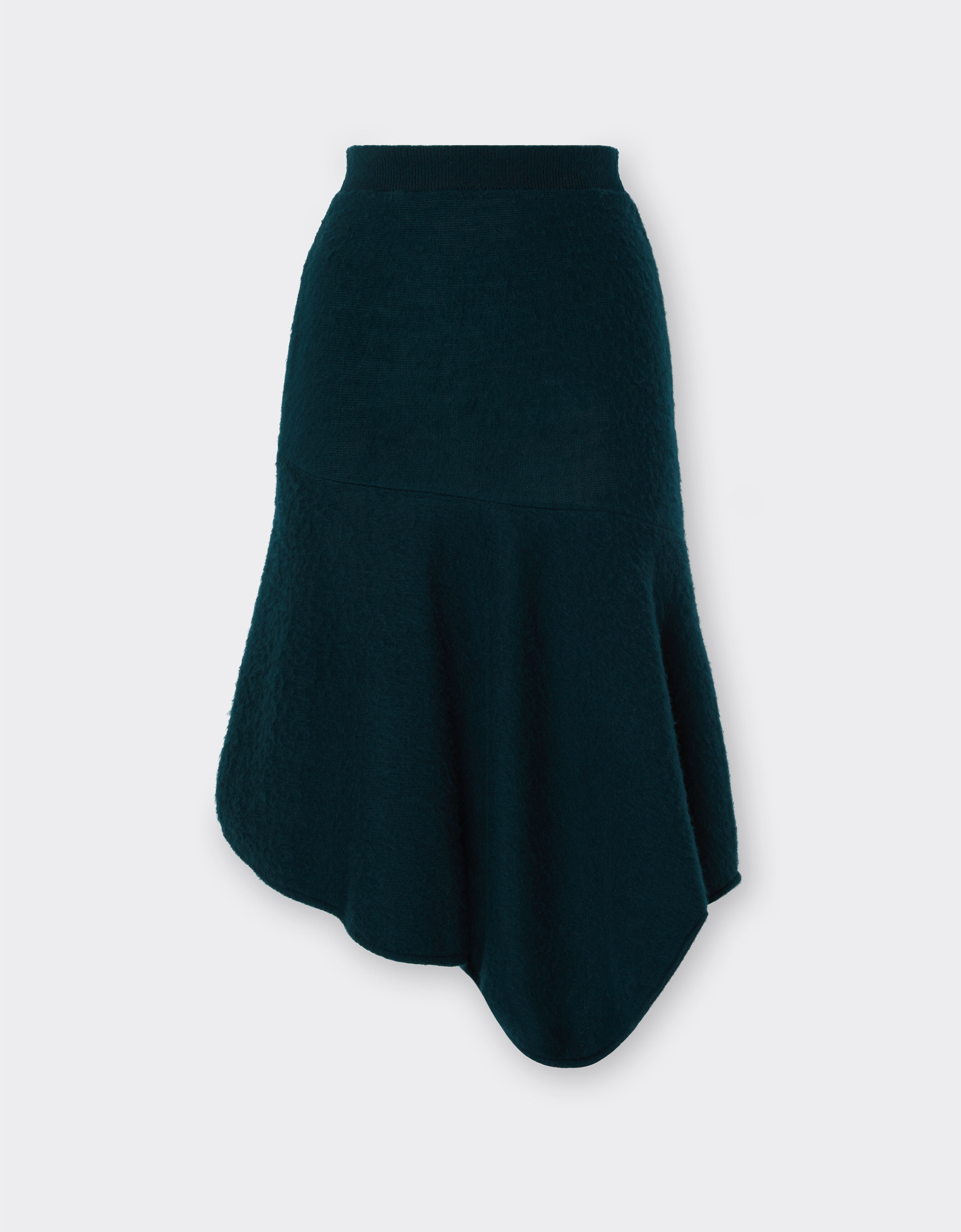 ${brand} Wool midi skirt with ruffles ${colorDescription} ${masterID}