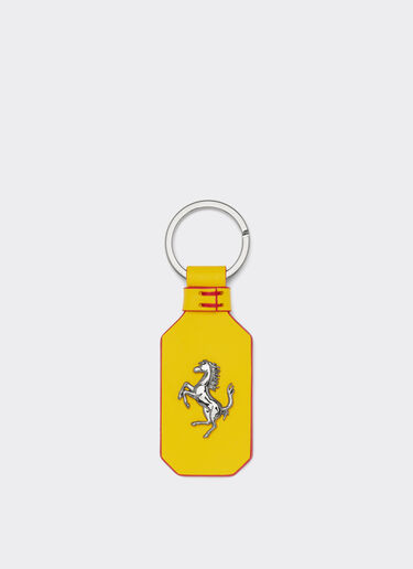 Ferrari 跃马装饰皮革钥匙扣 黄色 47156f