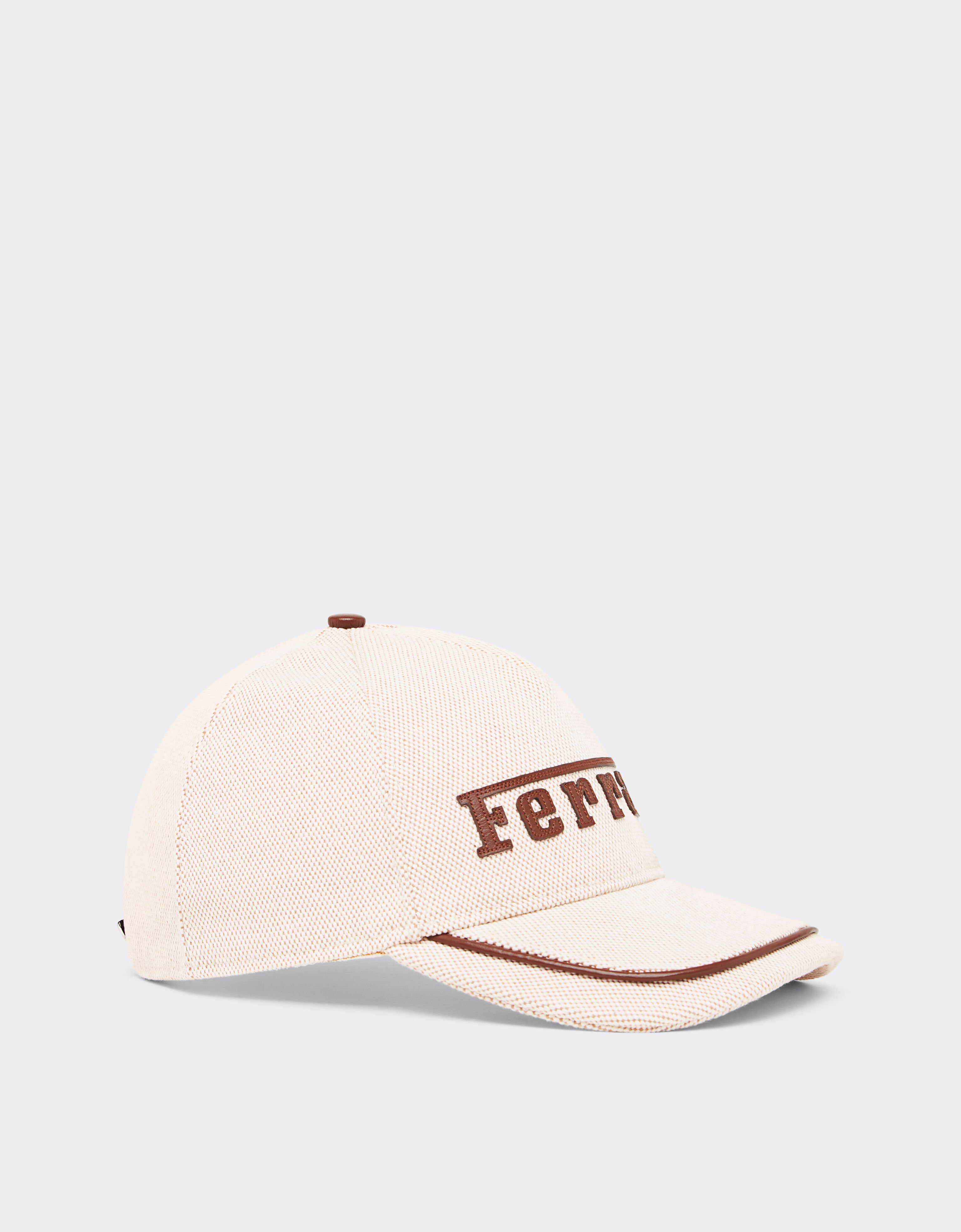 Ferrari Baseball cap with embroidered Ferrari logo and leather details Hide 21931f