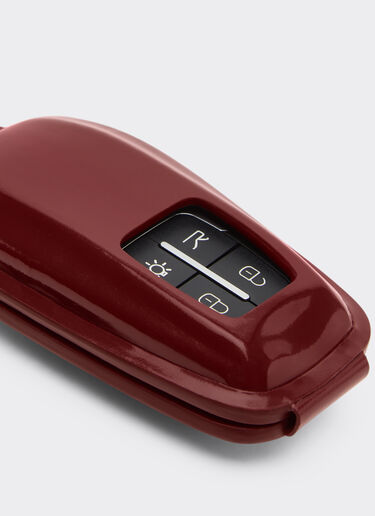 Ferrari Ferrari keychain in shiny leather Cherry 49238f