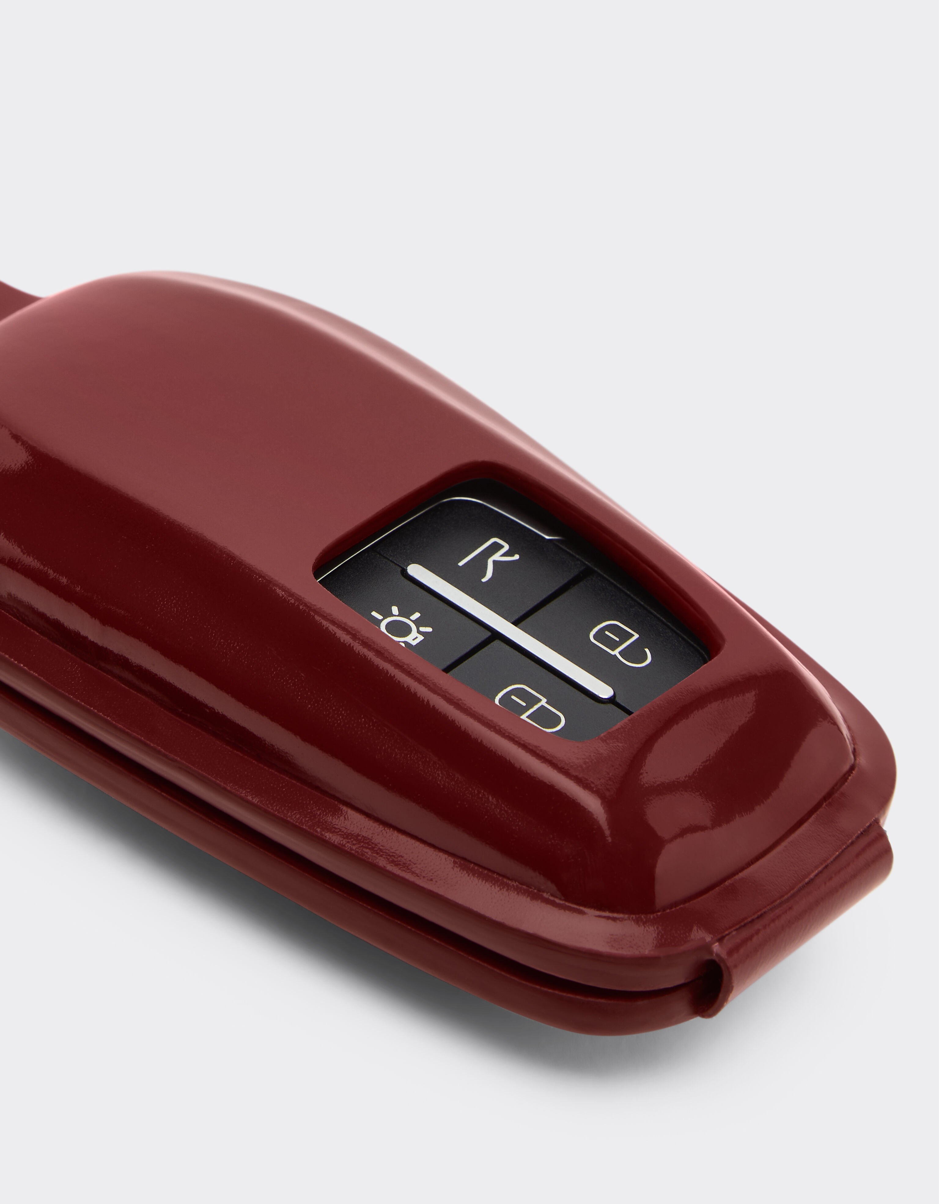 Ferrari Ferrari keychain in shiny leather Cherry 49238f