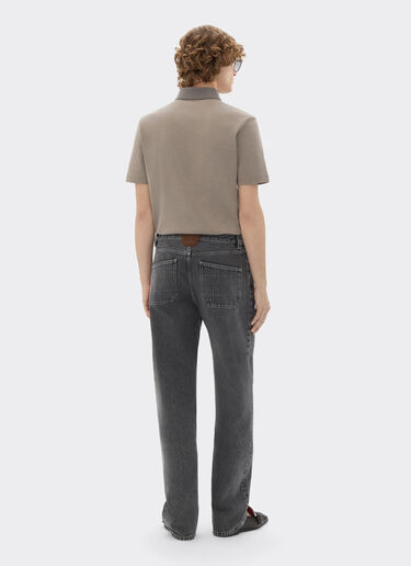 Ferrari Cotton polo shirt with Ferrari logo Clay 50994f