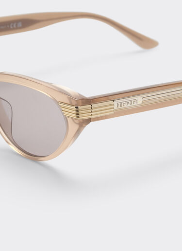 Ferrari Light brown pearlacetate sunglasses with brown lenses Hazelnut LA0F0f