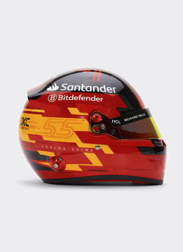 Ferrari 2024 Carlos Sainz helmet in 1:1 scale Red F1343f
