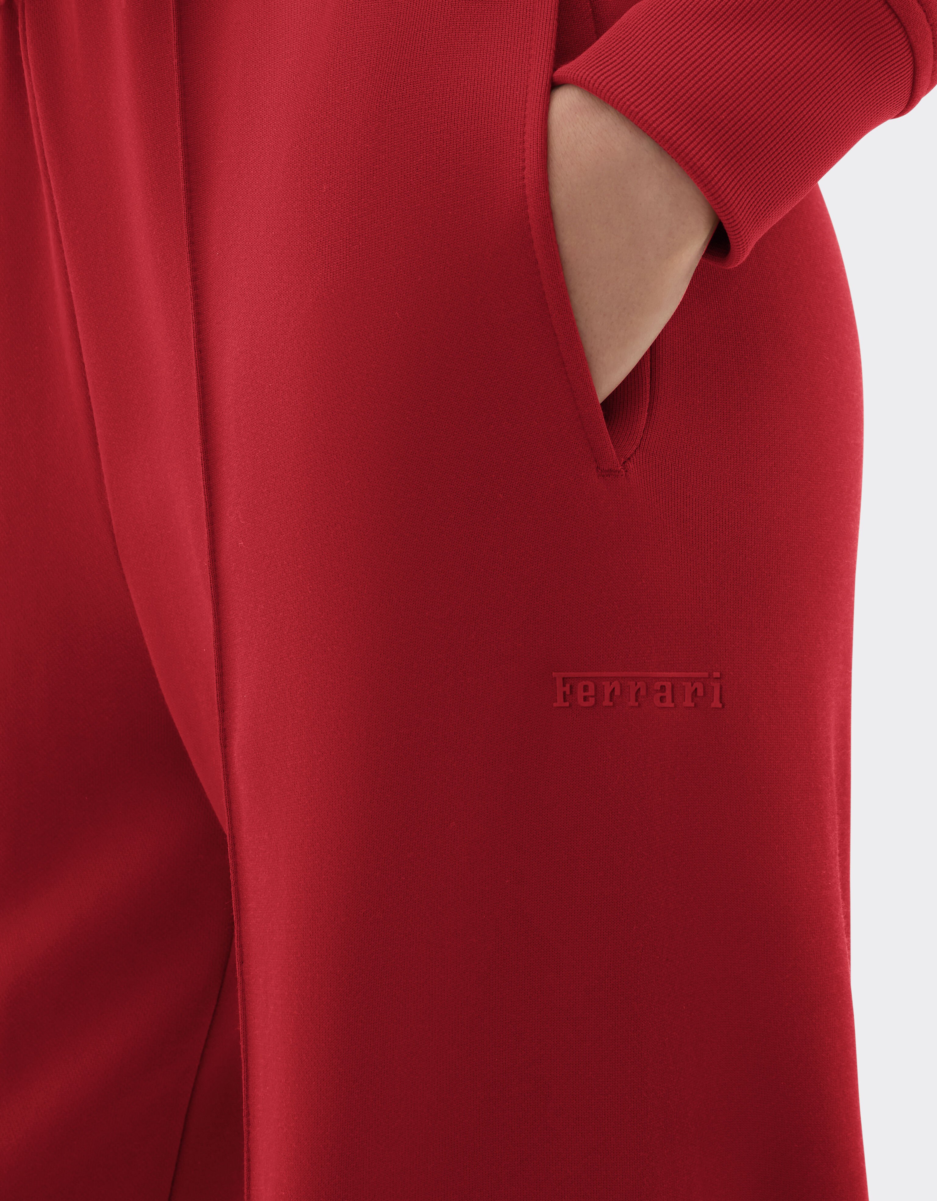 Ferrari Pantalón de felpa técnica de jersey Rojo Maison 49939f