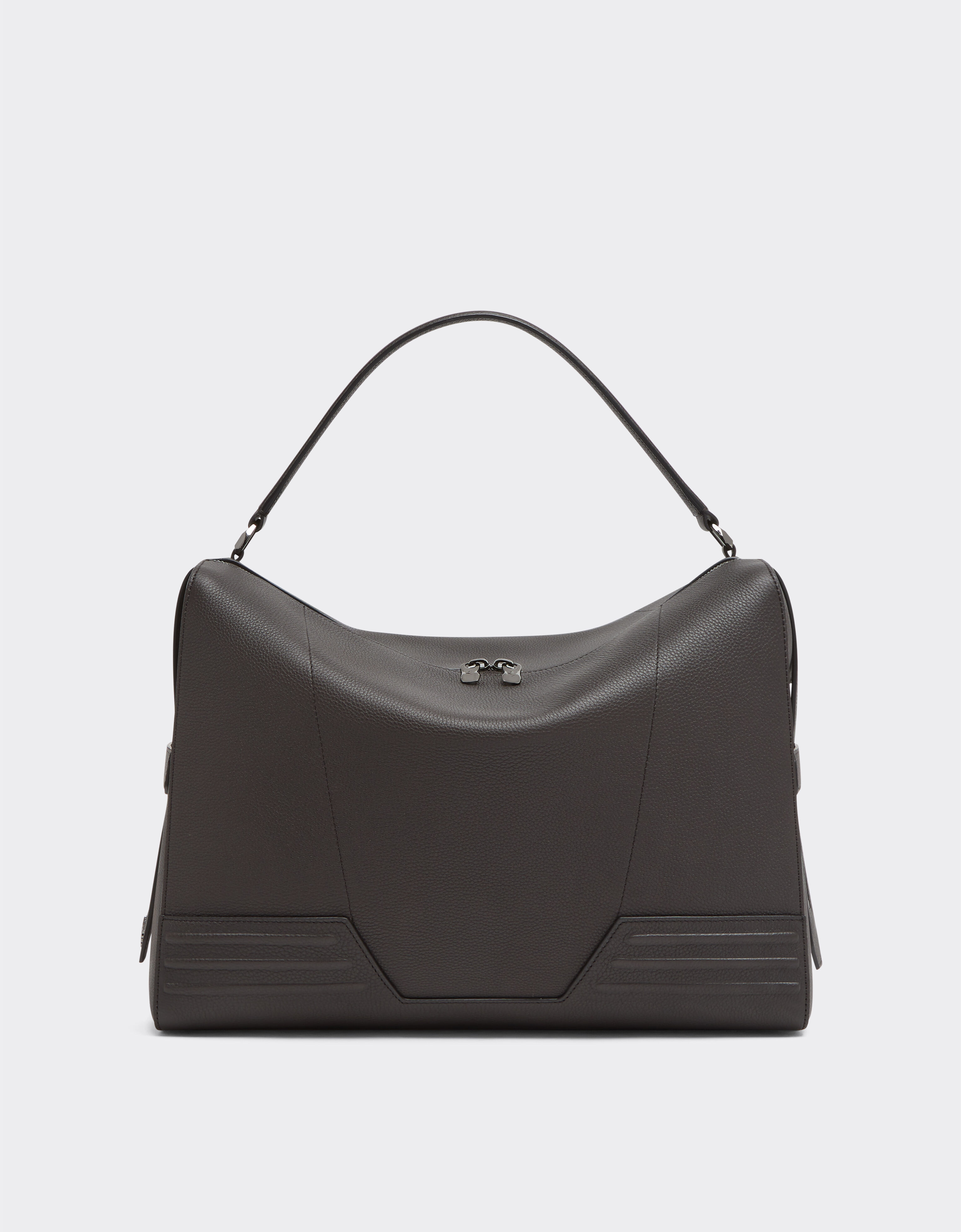 ${brand} Ferrari GT soft grained leather shoulder bag ${colorDescription} ${masterID}