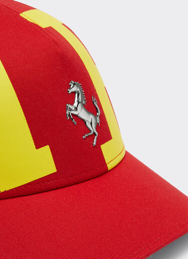 Ferrari 法拉利徽标棉质斜纹棒球帽 Rosso Corsa 红色 47084f