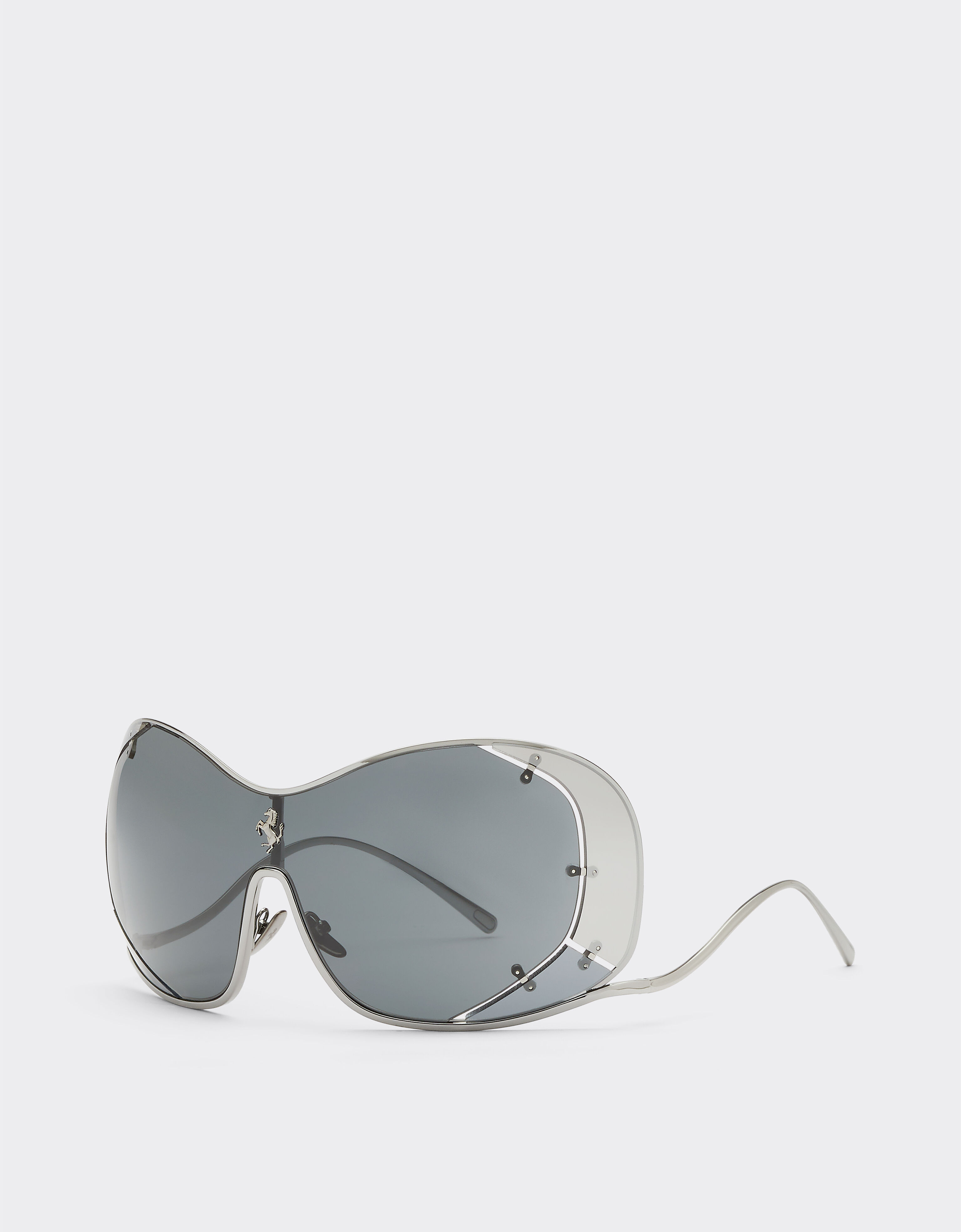 Ferrari Ferrari-Sonnenbrille mit grauen Gläsern Dunkelgrau F0640f