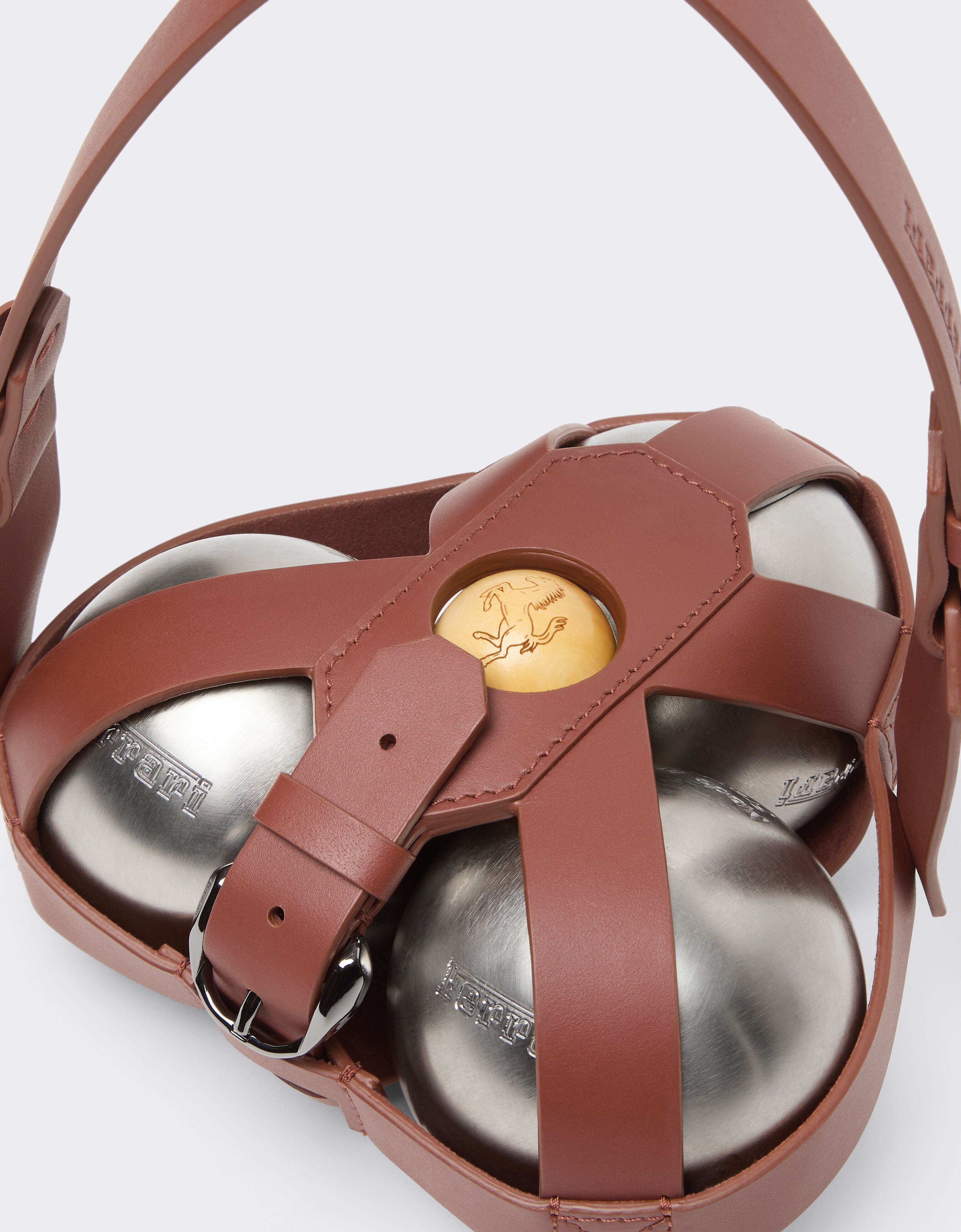Ferrari Leather pétanque set Hide 50970f