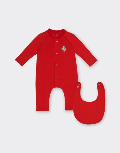 Ferrari Conjunto para recién nacido con Cavallino Rampante Rosso Corsa 48536fB