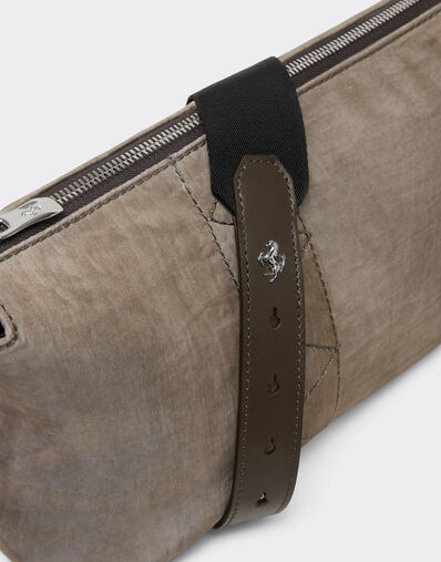 Ferrari Sac bandoulière en nylon Khaki Green 50167f
