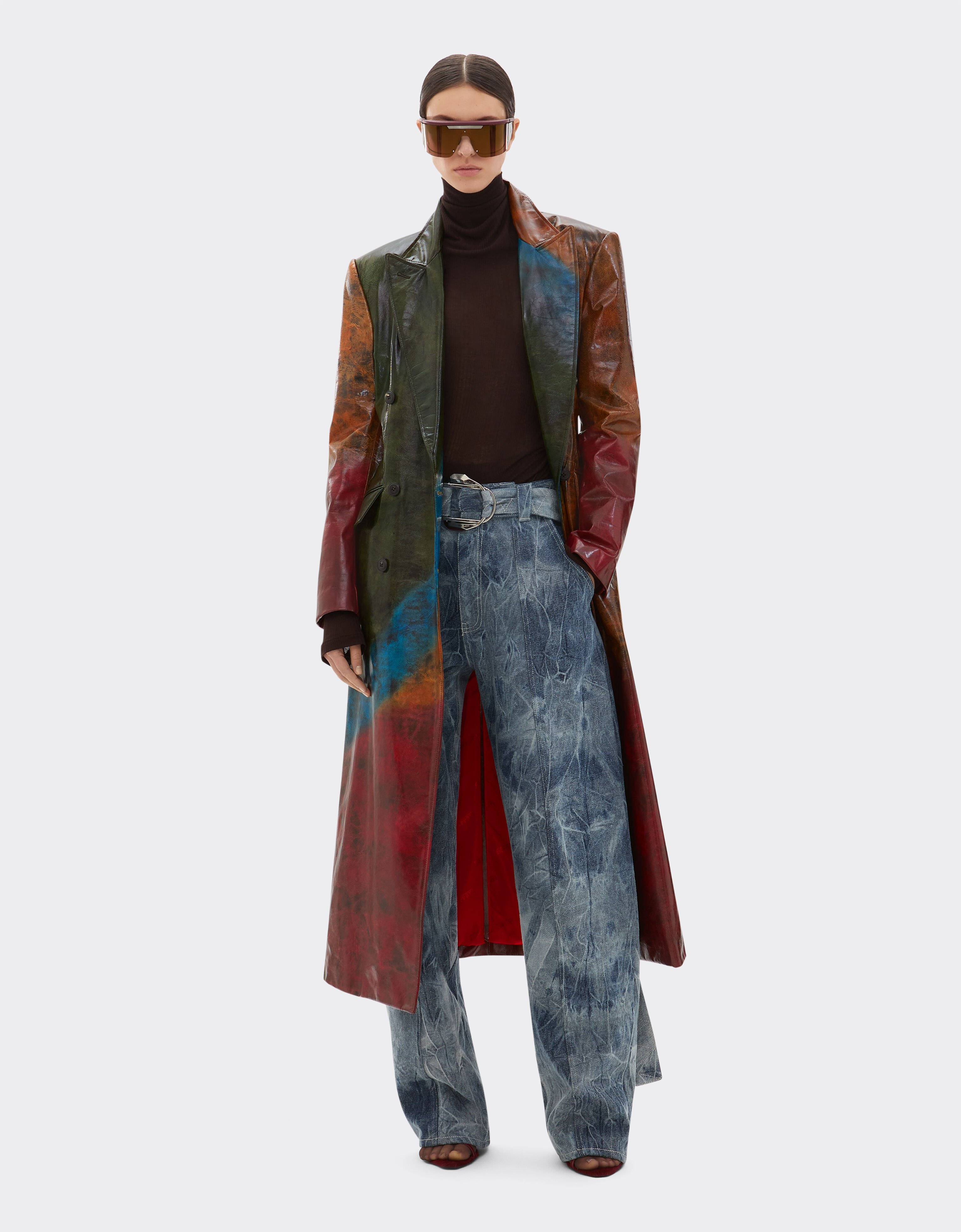 Ferrari Misted leather coat Camel 49831f