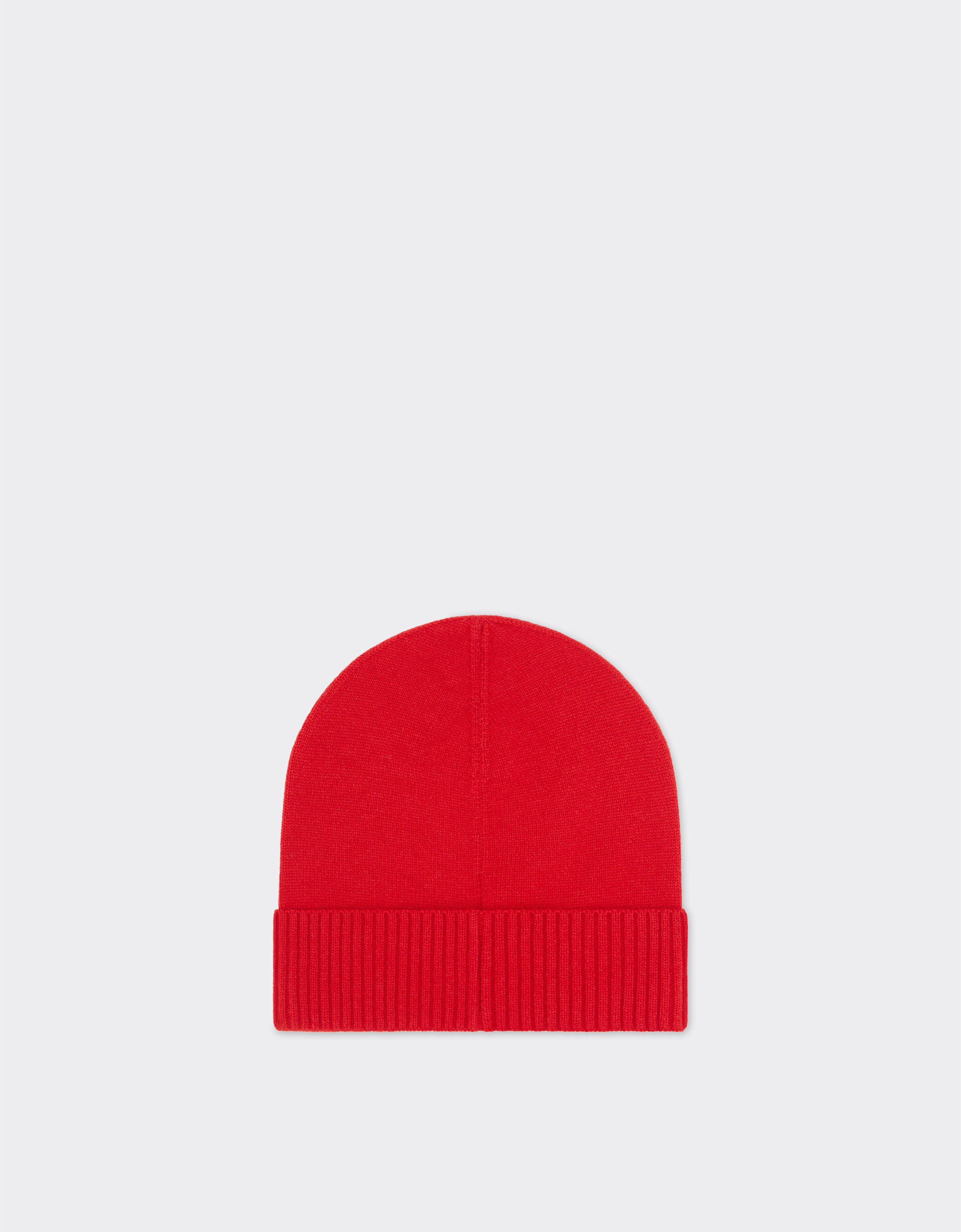 Ferrari Wool and cashmere beanie Rosso Dino 21733f