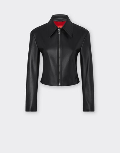 Biker jacket in nappa leather Ferrari Biker jacket in nappa leather Black 21644f