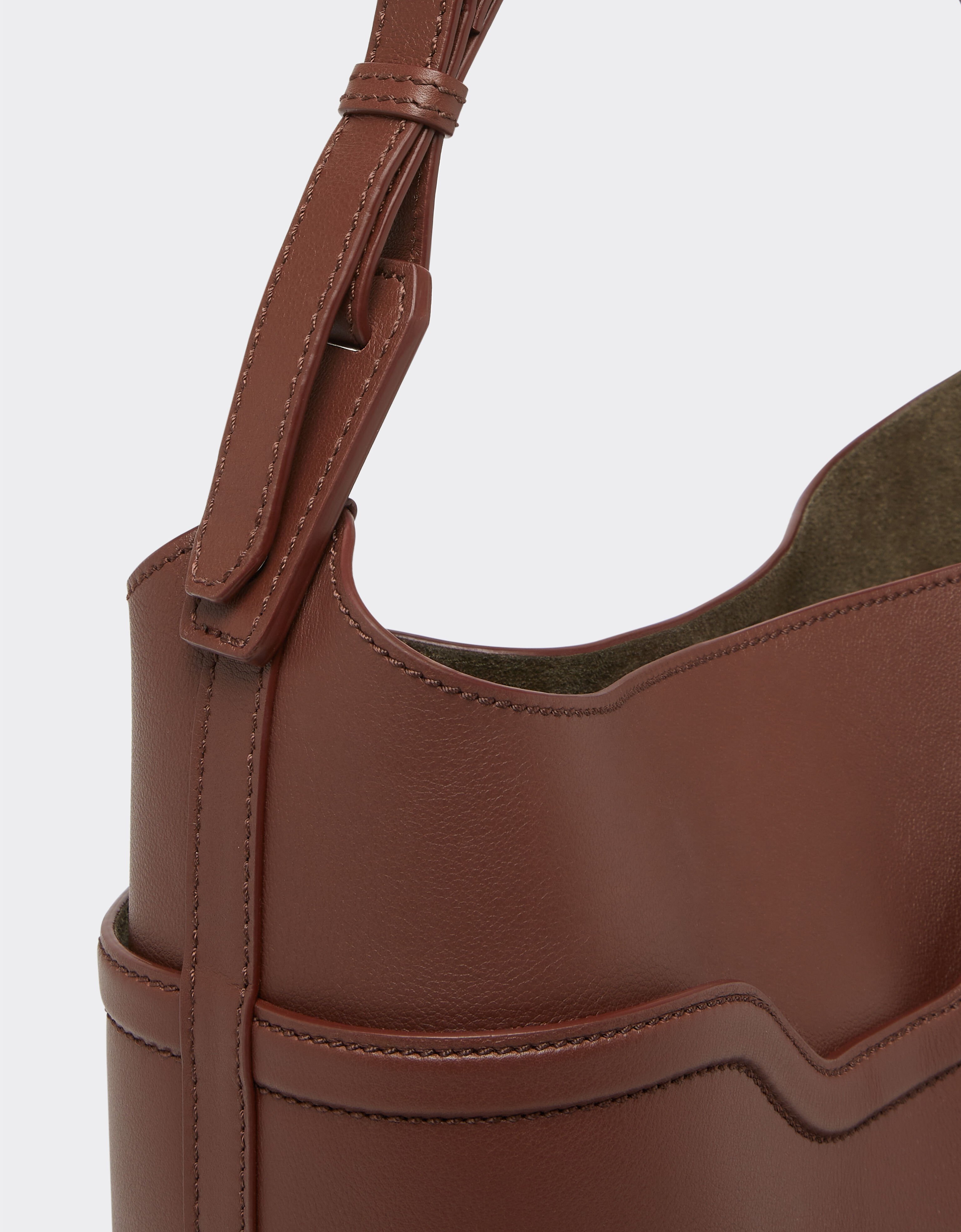 Ferrari Bucket bag in tumbled leather Hide 21986f