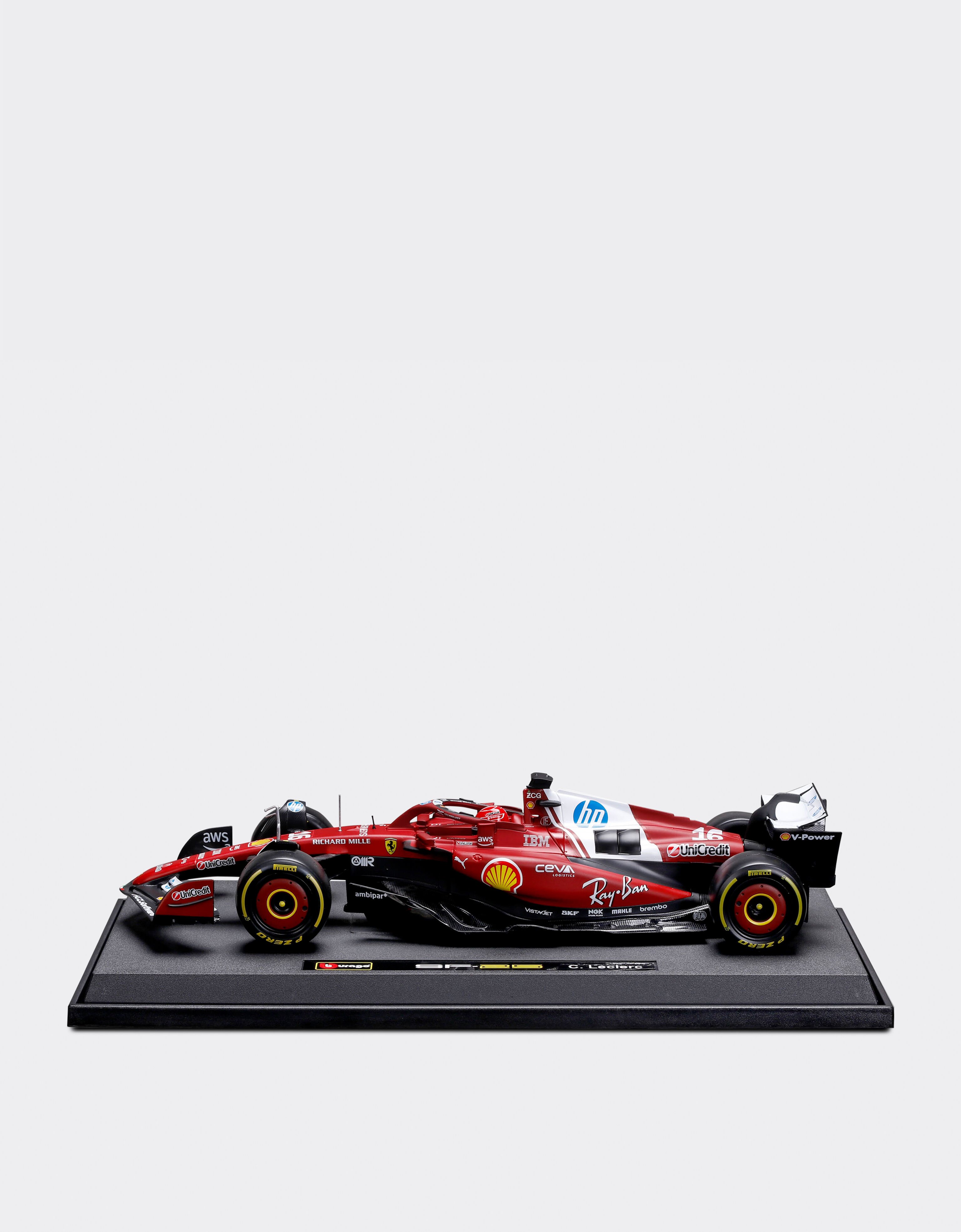 Ferrari Maqueta del Ferrari SF-25 Leclerc a escala 1:18 Rosso LO0R1335EXT0001f