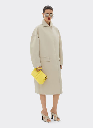 Ferrari Tasche aus genarbtem Leder mit Reißverschluss Giallo Modena 22124f