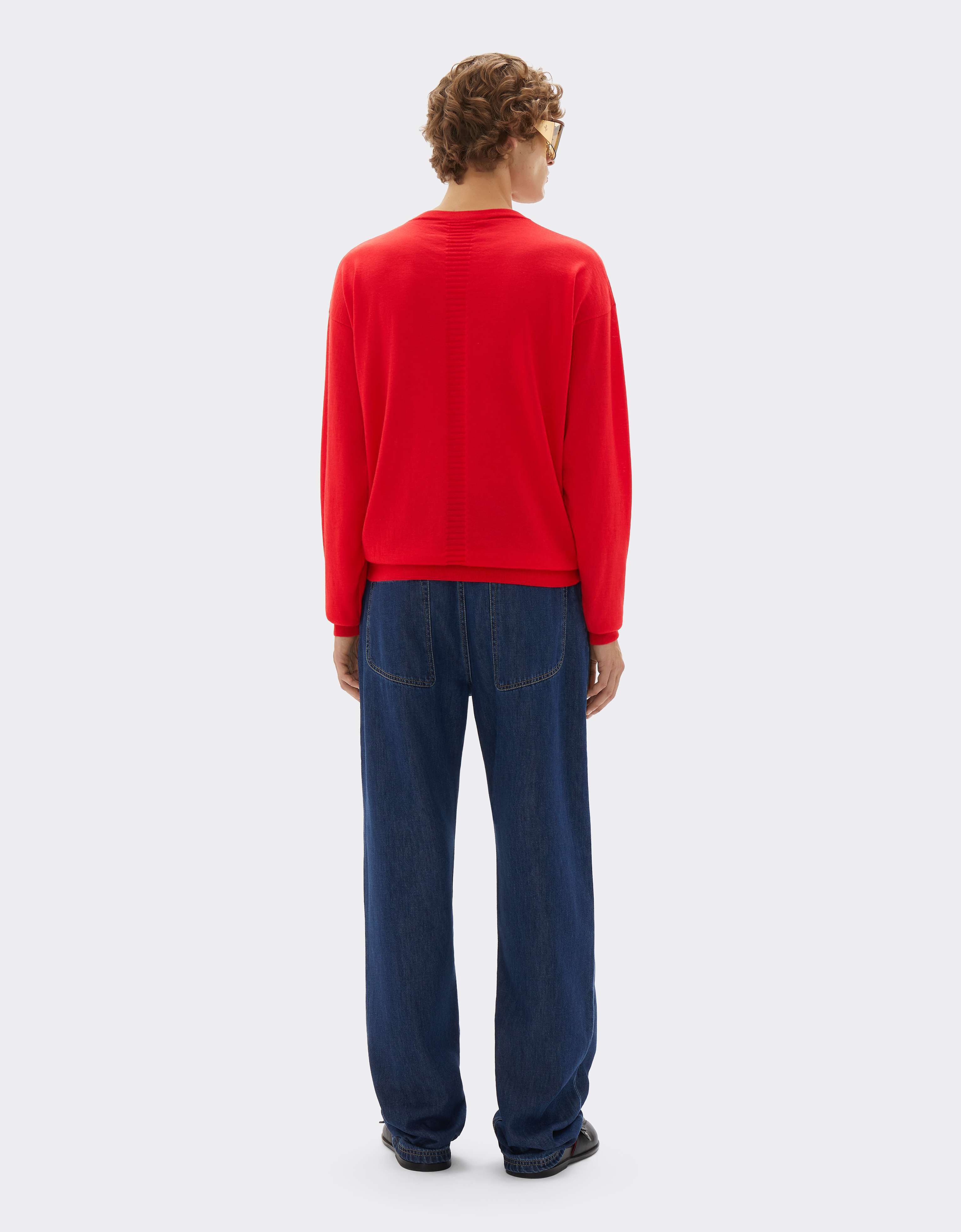 Cashmere and silk crew-neck jumper Ferrari Cashmere and silk crew-neck jumper Rosso Magma CKMCN0016KWS0006f