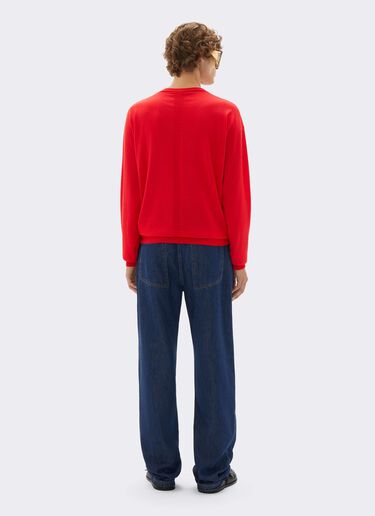 Cashmere and silk crew-neck jumper Ferrari Cashmere and silk crew-neck jumper Rosso Magma CKMCN0016KWS0006f