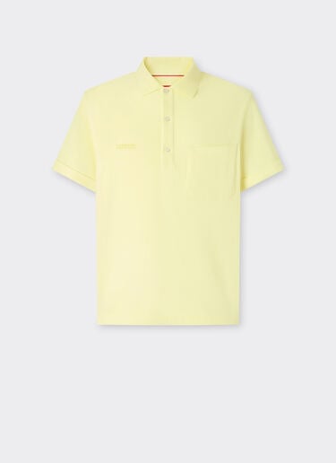 Polo de jersey Ferrari Polo de jersey Amarillo Iris 49937f
