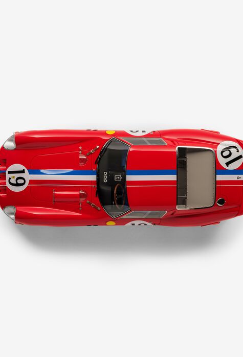 Ferrari Modellauto Ferrari 250 GTO 1962 Le Mans im Maßstab 1:18 Schwarz F0668f