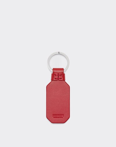 Ferrari Leather keyring with Prancing Horse Maison Red 50618f