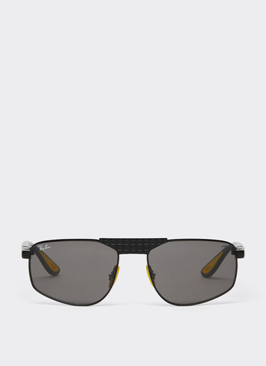 Ray-Ban for Scuderia Ferrari RB3776M in matt black metal with dark grey lenses Ferrari Ray-Ban for Scuderia Ferrari RB3776M in matt black metal with dark grey lenses Black Matt LA0EKf